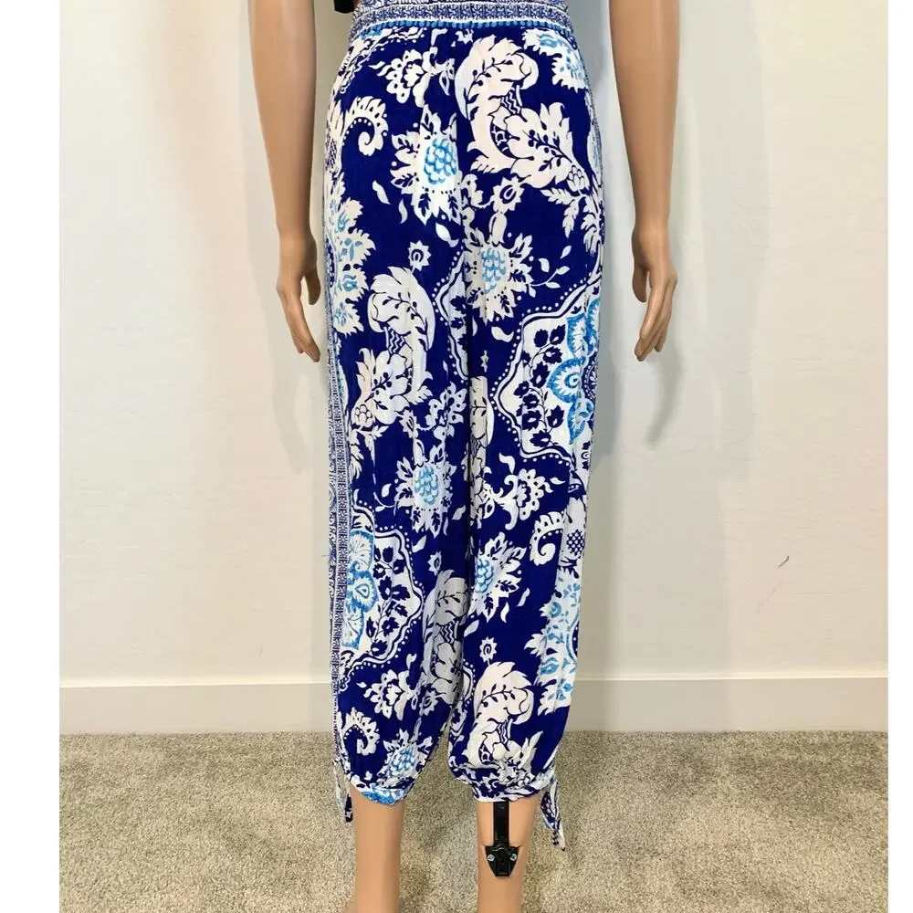 new Rachel Zoe medium ankle tie lightweight harem pant P 3359